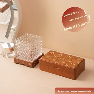 Portable Rosewood Jewelry Box