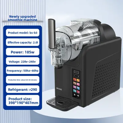Automatic Ice Cream and Smoothie Maker for Home Kitchen Use
