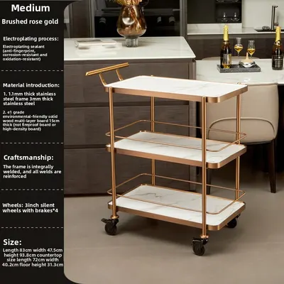 Two-Story Multi-Functional Service Cart