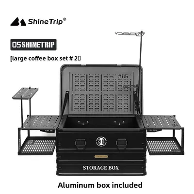 Lightweight modular combination accessories coffee box