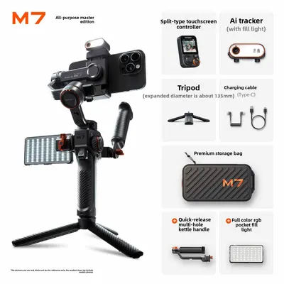 Phone Gimbal Stabilizer with AI Tracking