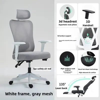 Ergonomic Mesh Office Chair, High Back Executive Chair with Adjustable Lumbar Support