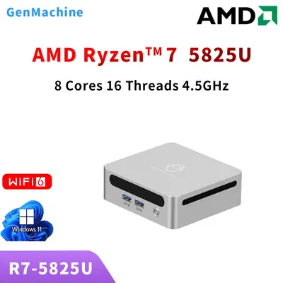 Mini PC with AMD Ryzen R7-5825U