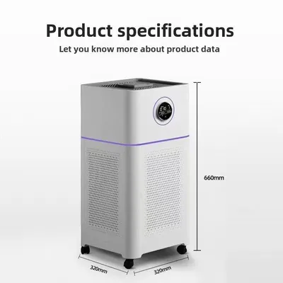 HEPA Home Air Purifier with Negative Ion for Indoor Air Care