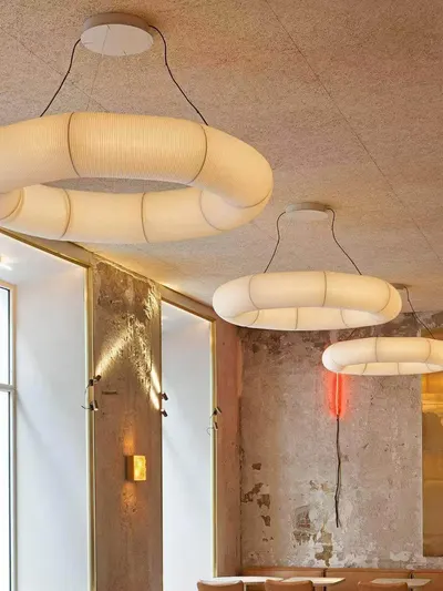 Wabi-Sabi Paper Art Chandelier Light