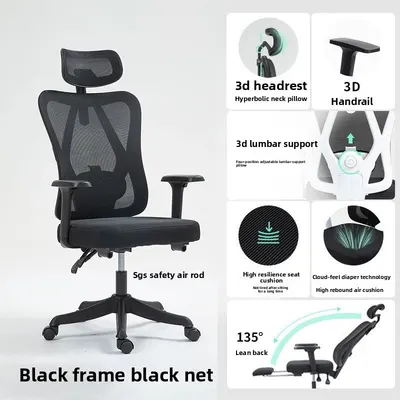 Ergonomic Mesh Office Chair, High Back Executive Chair with Adjustable Lumbar Support