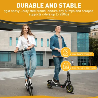 Foldable Electric Scooter with LED Lights
