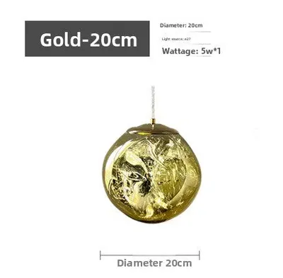 Minimalist Glass Lava Chandelier