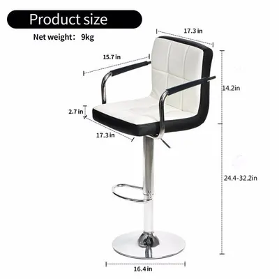 Golden-threaded nanmu bar stool