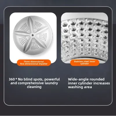 Fully Automatic Washing Machine with Powerful Wash Cycles