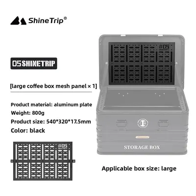 Lightweight modular combination accessories coffee box