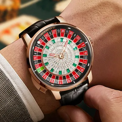 Automatic Mechanical Watch with Diamond Dial