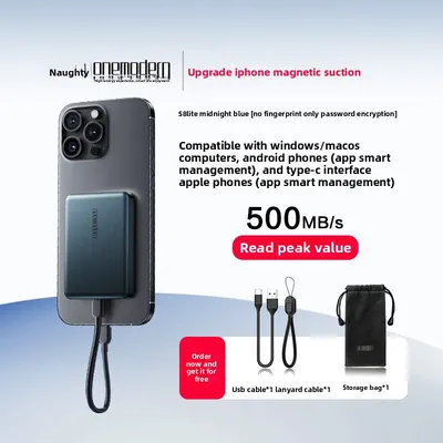 Solid-state hard drive external storage