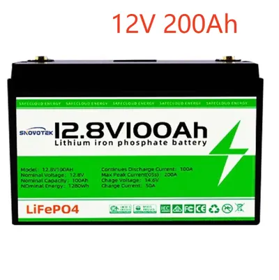 Lithium Iron Phosphate Battery 12V 24V 100Ah 200Ah