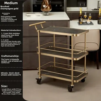 Two-Story Multi-Functional Service Cart