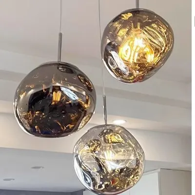 Minimalist Glass Lava Chandelier