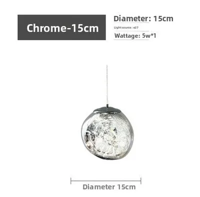 Minimalist Glass Lava Chandelier
