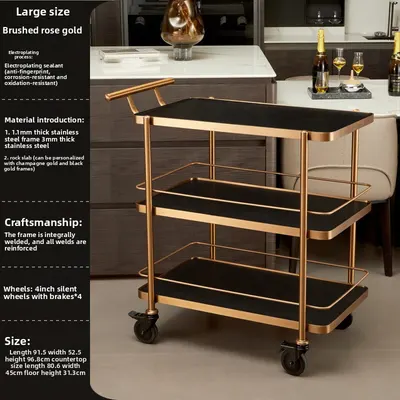 Two-Story Multi-Functional Service Cart