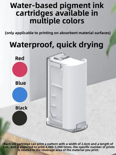 Portable Handheld Inkjet Printer with Bluetooth Control