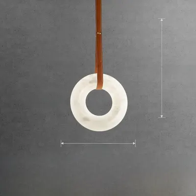 French Luxury Marble Effect Chandelier