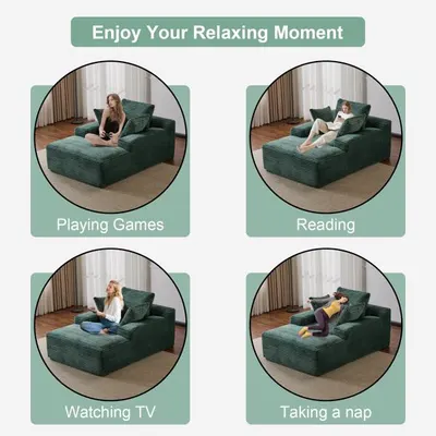 Cushioned Sleeping Sofa