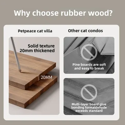Wooden Dog Cage with Toilet Tray