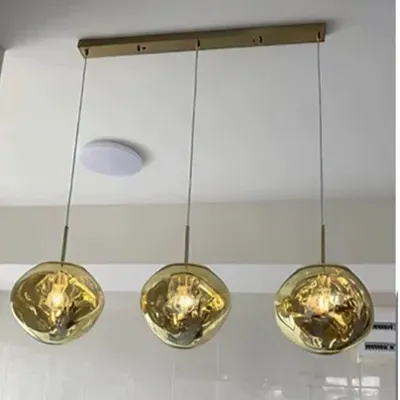 Minimalist Glass Lava Chandelier