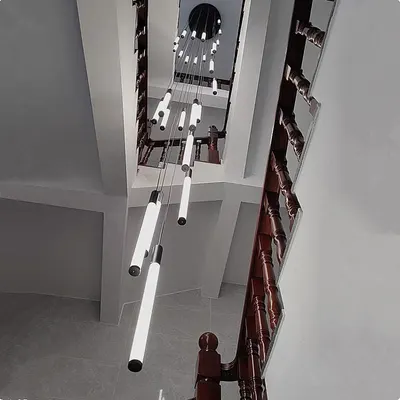 Modern Spiral LED Chandelier