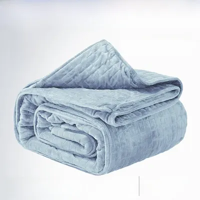 Weighted Fleece Blanket for Sleep Support