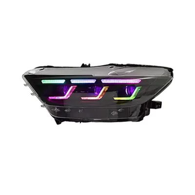 RGB Multicolor LED Lens Daytime Running Lights
