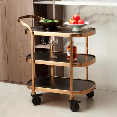 Two-Story Multi-Functional Service Cart