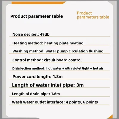 Compact Dish Washing Machine for Home Kitchen Convenience