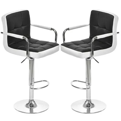 Golden-threaded nanmu bar stool
