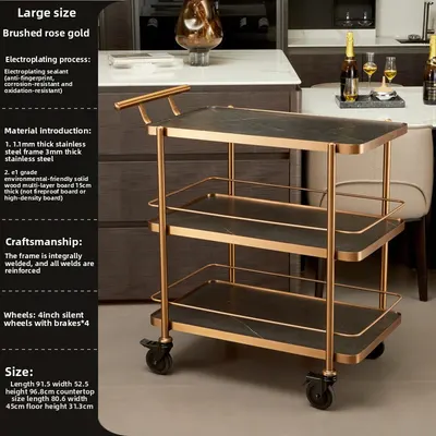 Two-Story Multi-Functional Service Cart