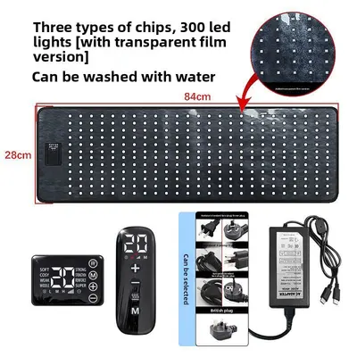Phototherapy Heating Mat with Red Light and Vibration Massage
