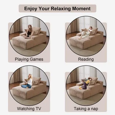 Cushioned Sleeping Sofa