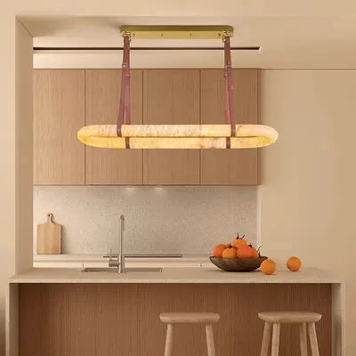 French Luxury Marble Effect Chandelier