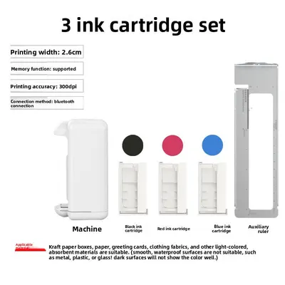 Portable Handheld Inkjet Printer with Bluetooth Control