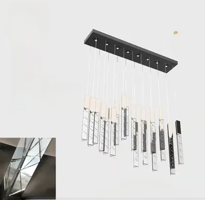 Rotating Crystal Chandelier Nordic Modern Lighting