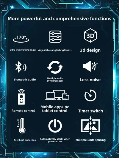 Naked-eye 3d holographic fan advertising machine projector