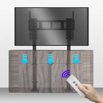 Universal Electric Hidden Cabinet Rack Floor-Standing Fully Automatic Remote Control