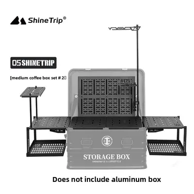 Lightweight modular combination accessories coffee box