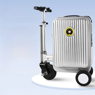 Lightweight Rideable Luggage Portable Riding Suitcase APP Control Carry-on Luggage, 6.8kg Ultra-Light for Travel