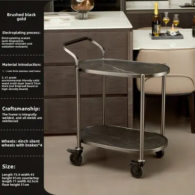 Two-Story Multi-Functional Service Cart