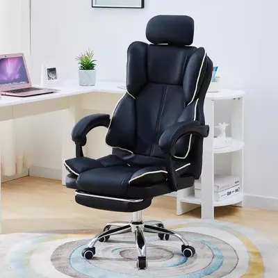 Desk Chairs Executive Office Chair with Back Support and Headrest, Home Office Computer Desk Chair with Lumbar Support