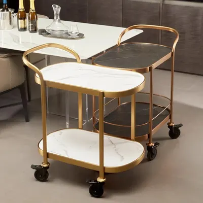 Two-Story Multi-Functional Service Cart