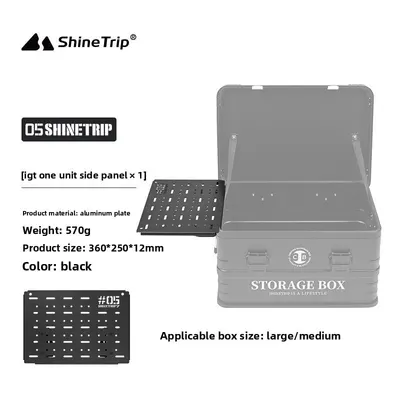 Lightweight modular combination accessories coffee box