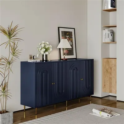 Buffet server cabinet storage locker