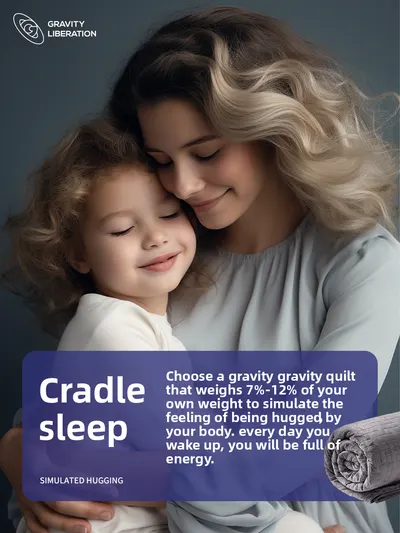 Weighted Fleece Blanket for Sleep Support