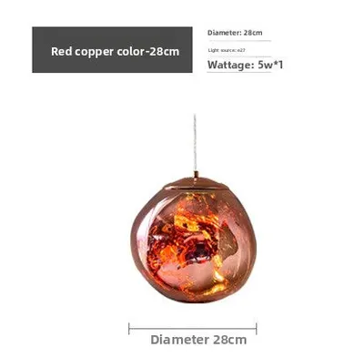 Minimalist Glass Lava Chandelier